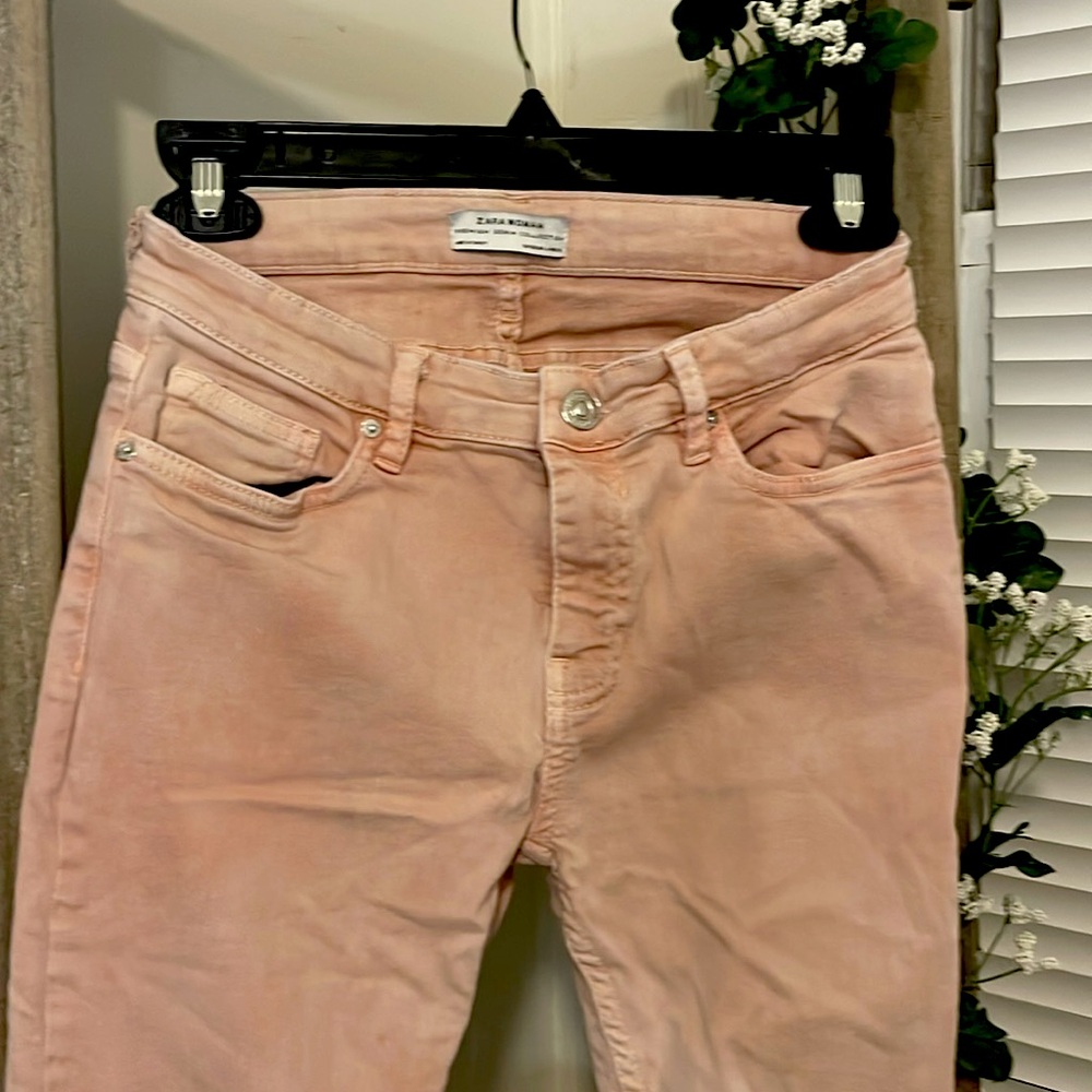 Zara Pink Skinny Jeans Modern Style